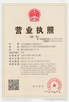 人民電器 資質(zhì)榮譽與財務(wù)咨詢服務(wù)的雙重保障